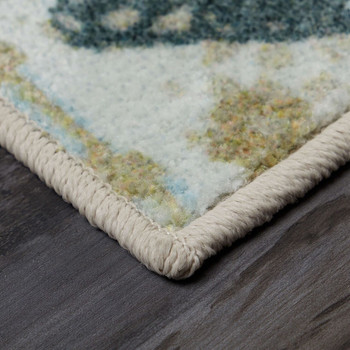 Prismatic Beige Machine Tufted Polyester Area Rugs - Z0626