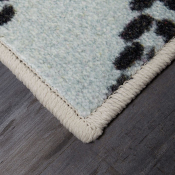 Prismatic Cream Machine Tufted Polyester Area Rugs - Z0642