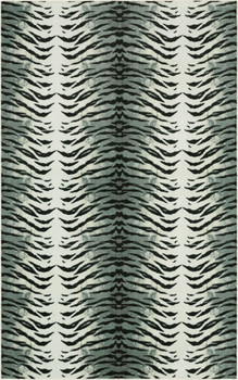 Prismatic Black Machine Tufted Polyester Area Rugs - Z1016