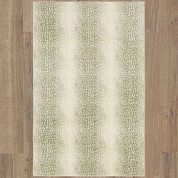 Prismatic Cream Machine Tufted Polyester Area Rugs - Z1018