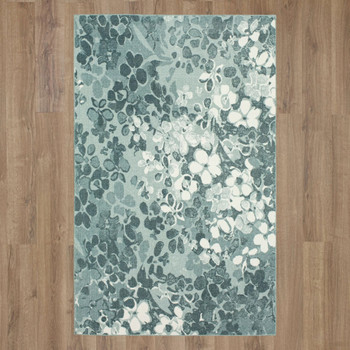 Prismatic Grey Machine Tufted Polyester Area Rugs - Z1120