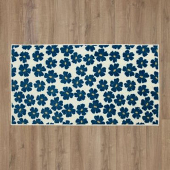 Prismatic Navy Machine Tufted Polyester Area Rugs - Z1143