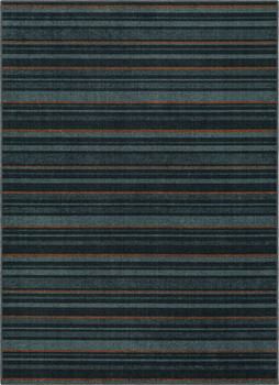 Carousel Black Machine Tufted Polyester Area Rugs - ZL026