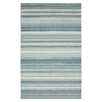 Carousel Blue Machine Tufted Polyester Area Rugs - ZL051