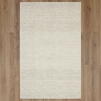 Carousel Blush Machine Tufted Polyester Area Rugs