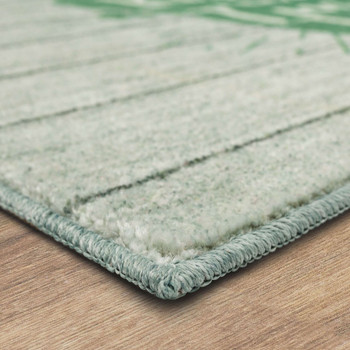 Prismatic Green Machine Tufted Polyester Area Rugs - ZW073