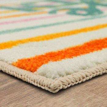 Prismatic Seaglass Machine Tufted Polyester Area Rugs