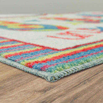Prismatic Multi Machine Tufted Polyester Area Rugs - ZW113