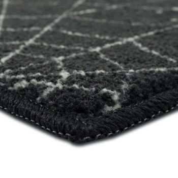 Prismatic Black Machine Tufted Polyester Area Rugs - ZW132