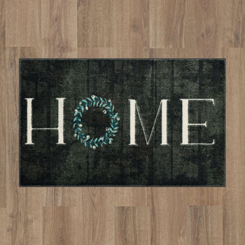 Prismatic Black Machine Tufted Polyester Area Rugs - ZW207