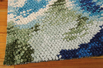 Nourison Impressionist IMPR1 Green Blue Area Rugs