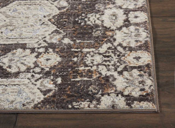 Kathy Ireland Ki34 Silver Screen KI341 Mocha/slate Area Rugs