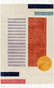 Livabliss Casablanca Shag CAG-2320 Modern Machine Woven Area Rugs