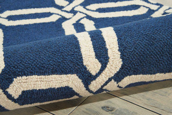 Nourison Linear LIN08 Navy Area Rugs