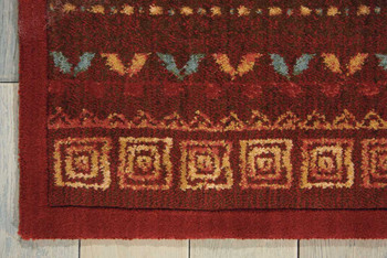 Nourison Radiant Impression LK02 Crimson Area Rugs