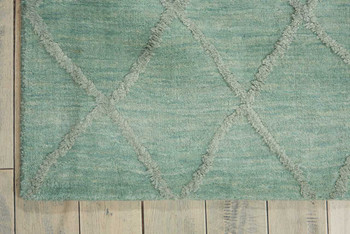 Nourison Lunette LNT01 Aqua Area Rugs