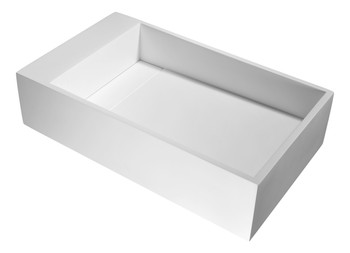 ANZZI Pascal Solid Surface Vessel Sink In Matte White - LS-AZ520a