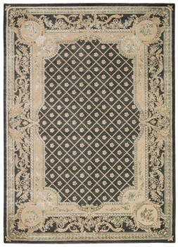 Michael Amini Michael Amini Ma02 Platine MA201 Charcoal Area Rugs