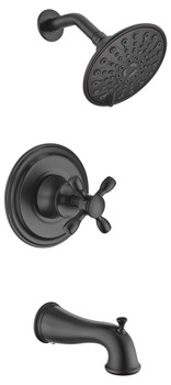 ANZZI Mesto Series Single Handle Wall Mounted Showerhead And Bath Faucet Set In Oil Rubbed Bronze - SH-AZ035