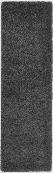 Nourison Malibu Shag MSG01 Dark Grey Area Rugs