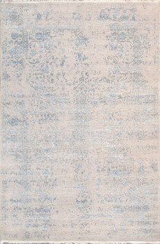 Pasargad Home PDC-245 Transitional Silver Area Rug - 5'11" X 9' 0" Rectangular