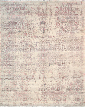 Pasargad Home PDC-2498 Transitional Silver Area Rug - 8' 1" X 9'11" Rectangular