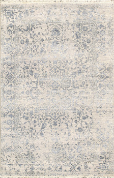 Pasargad Home PDC-2907 Transitional Silver Area Rug - 4' 0" X 6' 2" Rectangular