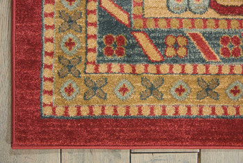 Nourison Maymana MYN01 Red Area Rugs