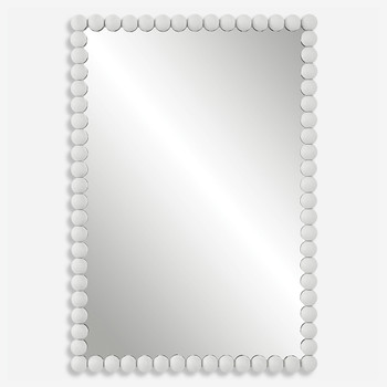 Uttermost Serna White Vanity Mirror