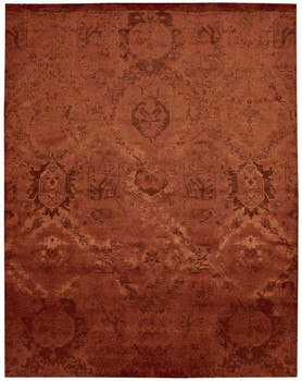 Nourison Nightfall NGT01 Flame Area Rugs