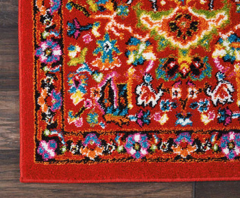 Nourison Oakdale OKD06 Red Area Rugs