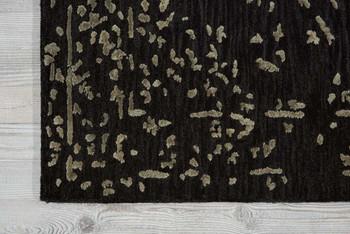 Nourison Opaline OPA03 Midnight Silver Area Rugs