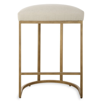 StudioLX Accent Furniture Antique Brushed Brass On Iron Frame