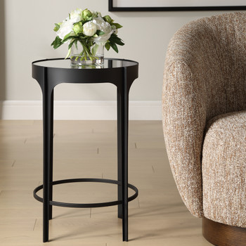 StudioLX Accent Furniture Matte Black Finish On Iron Frame