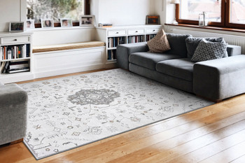 Dynamic Remix Machine-made 6381 Cream/beige/grey Area Rugs