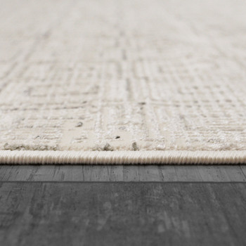 Dynamic Whistler Machine-made 7125 Ivory/grey Area Rugs