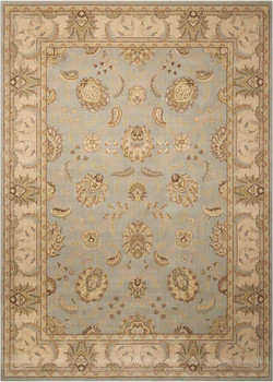 Nourison Persian Empire PE22 Aqua Area Rugs