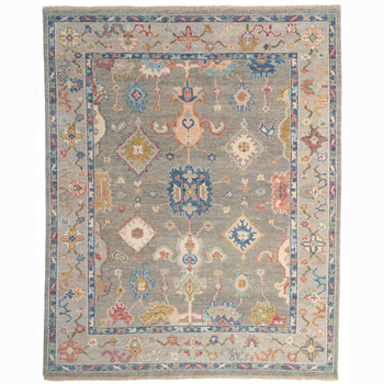 Capel Elan Pewter Denim 1220_340 Hand Knotted Rugs
