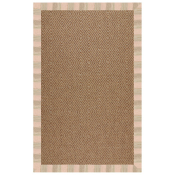 Capel Islamorada-Diamond Sicily Olive 2088_218 Indoor/outdoor Bordered