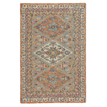 Capel Shakta-Kazak Slate Terra 2557_445 Hand Tufted Rugs - 7' 9" X 10' 0" Rectangle