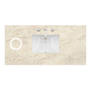 48" Single Top, 3CM Tajnar Eclos w/ Sink & FreePower Wireless Charger