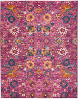 Nourison Passion PSN01 Fuchsia Area Rugs