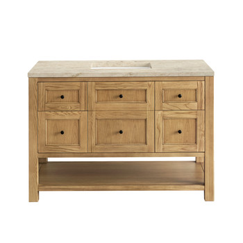 Breckenridge 48" Single Vanity, Light Natural Oak, w/ 3 CM Tajnar Eclos Top