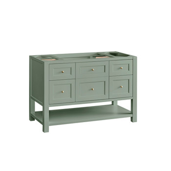 Breckenridge 48" Single Vanity, Smokey Celadon, w/ 3 CM Tajnar Eclos Top