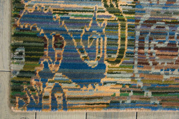 Nourison Rhapsody RH010 Seaglass Area Rugs