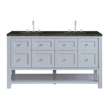 Breckenridge 60" Double Vanity, Serenity Blue, w/ 3 CM Phantome Eclos Top
