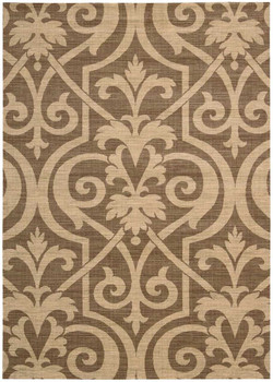 Nourison Riviera RI04 Mocha Area Rugs