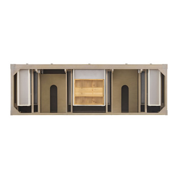 Breckenridge 72" Double Vanity, Whitewashed Oak