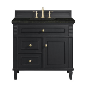 Lorelai 36" Single Vanity, Black Onyx, w/ 3 CM Phantome Eclos Top