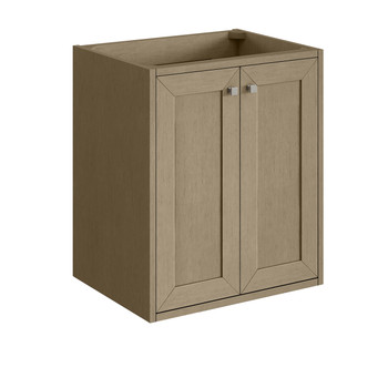 Chianti 24" Single Cabinet, Walnut Whisper, Brushed Nickel